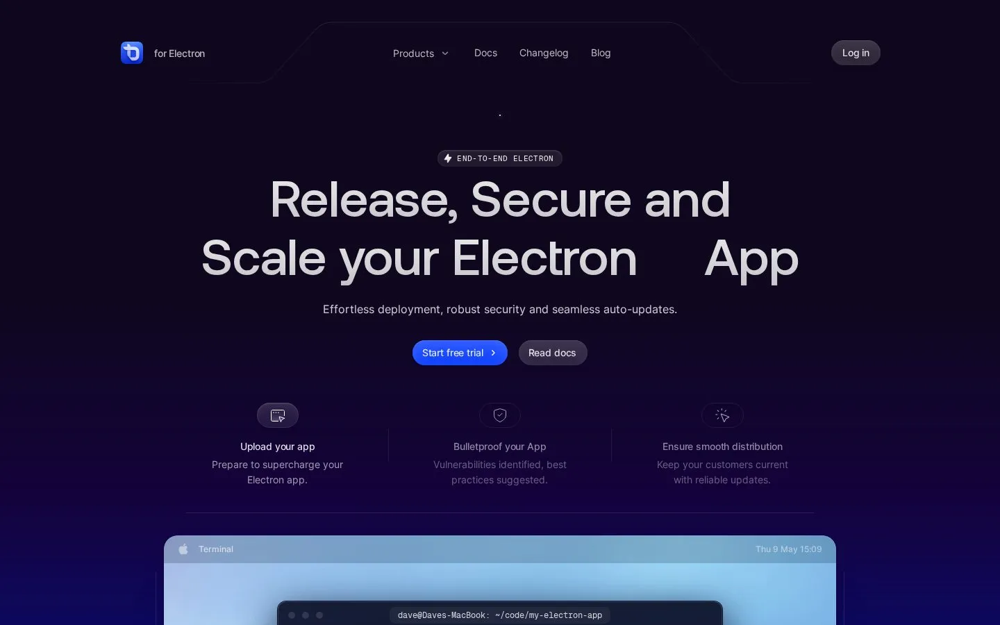 ToDesktop homepage