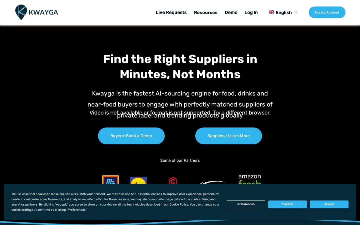 Kwayga homepage
