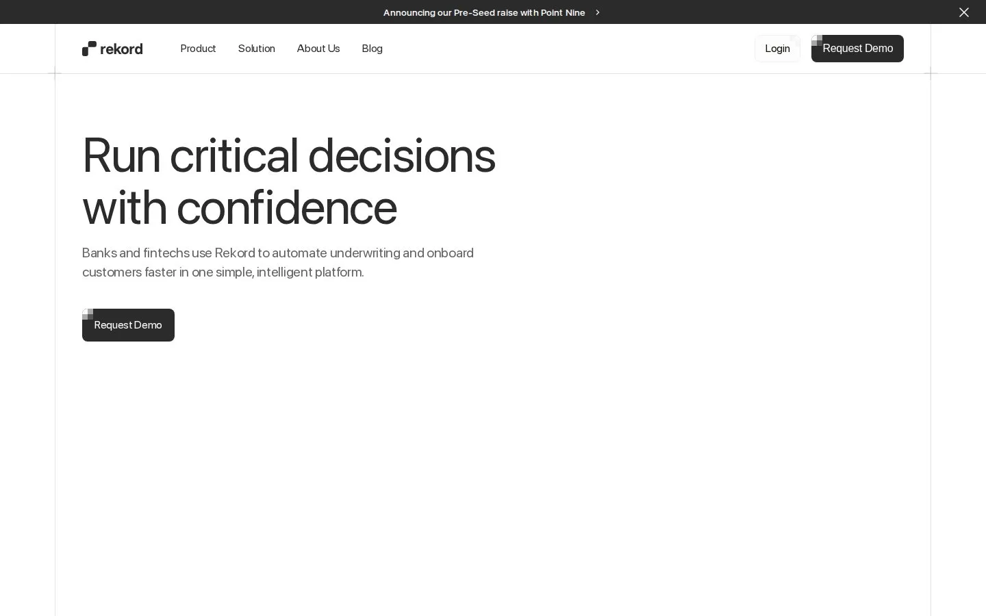 Rekord homepage
